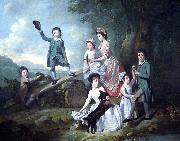 Johann Zoffany The Lavie Children Spain oil painting artist